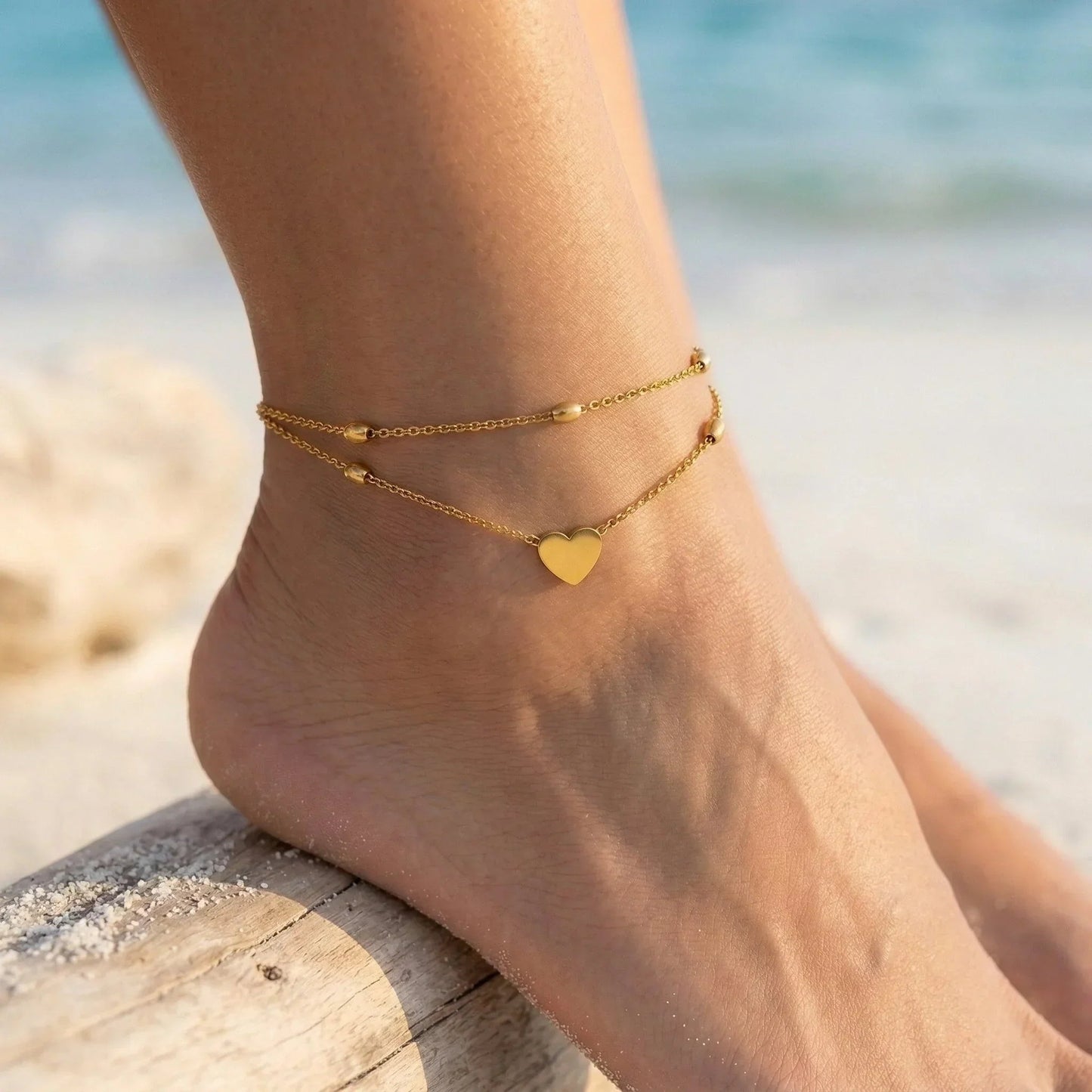 Rowena Gold Anklet