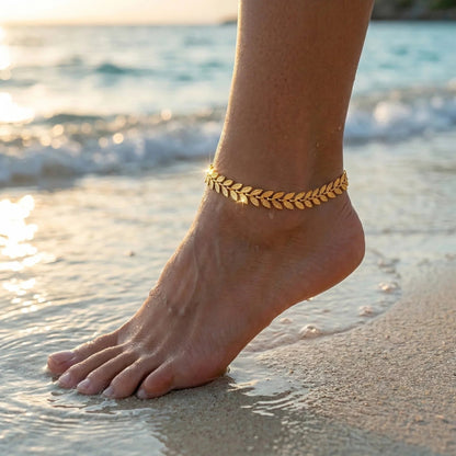 Madeline Gold Anklet