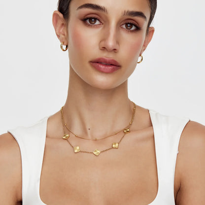Clover  Sunburst Necklace