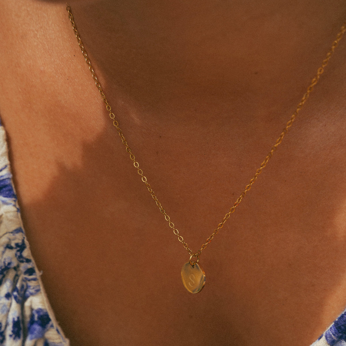 Aura Initial Necklace